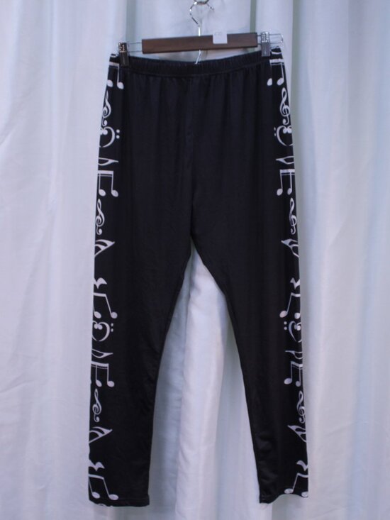 rose gold Pants - Chic Black Graphic Joggers for Women